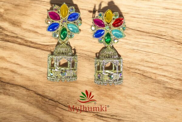 Oxidised Jhumka Earring For Women